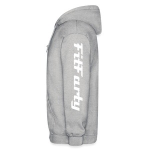 FitFarty Heavy Blend Adult Zip Hoodie - heather gray