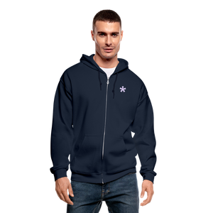 FitFarty Heavy Blend Adult Zip Hoodie - navy