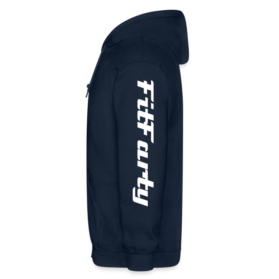 FitFarty Heavy Blend Adult Zip Hoodie - navy