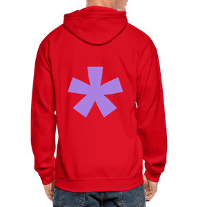 FitFarty Heavy Blend Adult Zip Hoodie - red