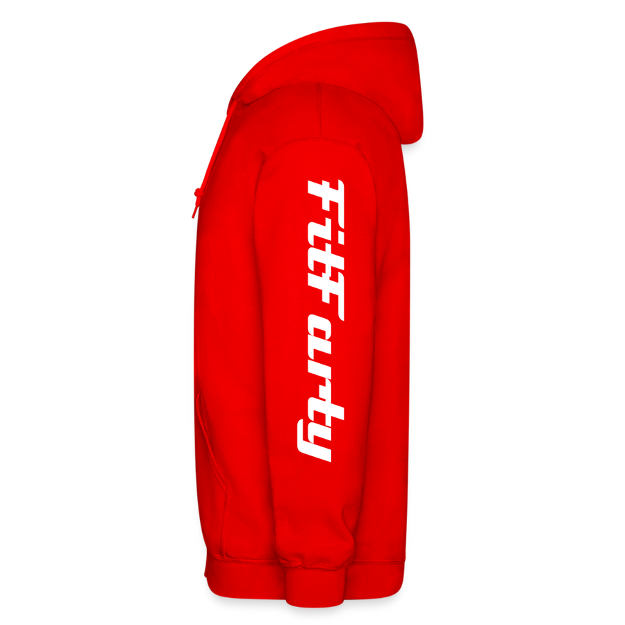 FitFarty Heavy Blend Adult Zip Hoodie - red