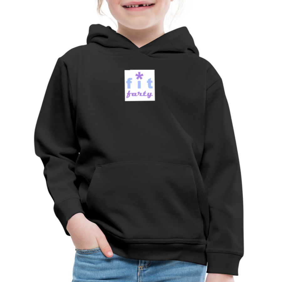 FitFarty Kids‘ Premium Hoodie - black