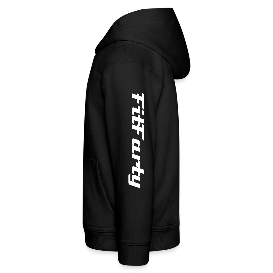 FitFarty Kids‘ Premium Hoodie - black