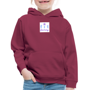 FitFarty Kids‘ Premium Hoodie - burgundy