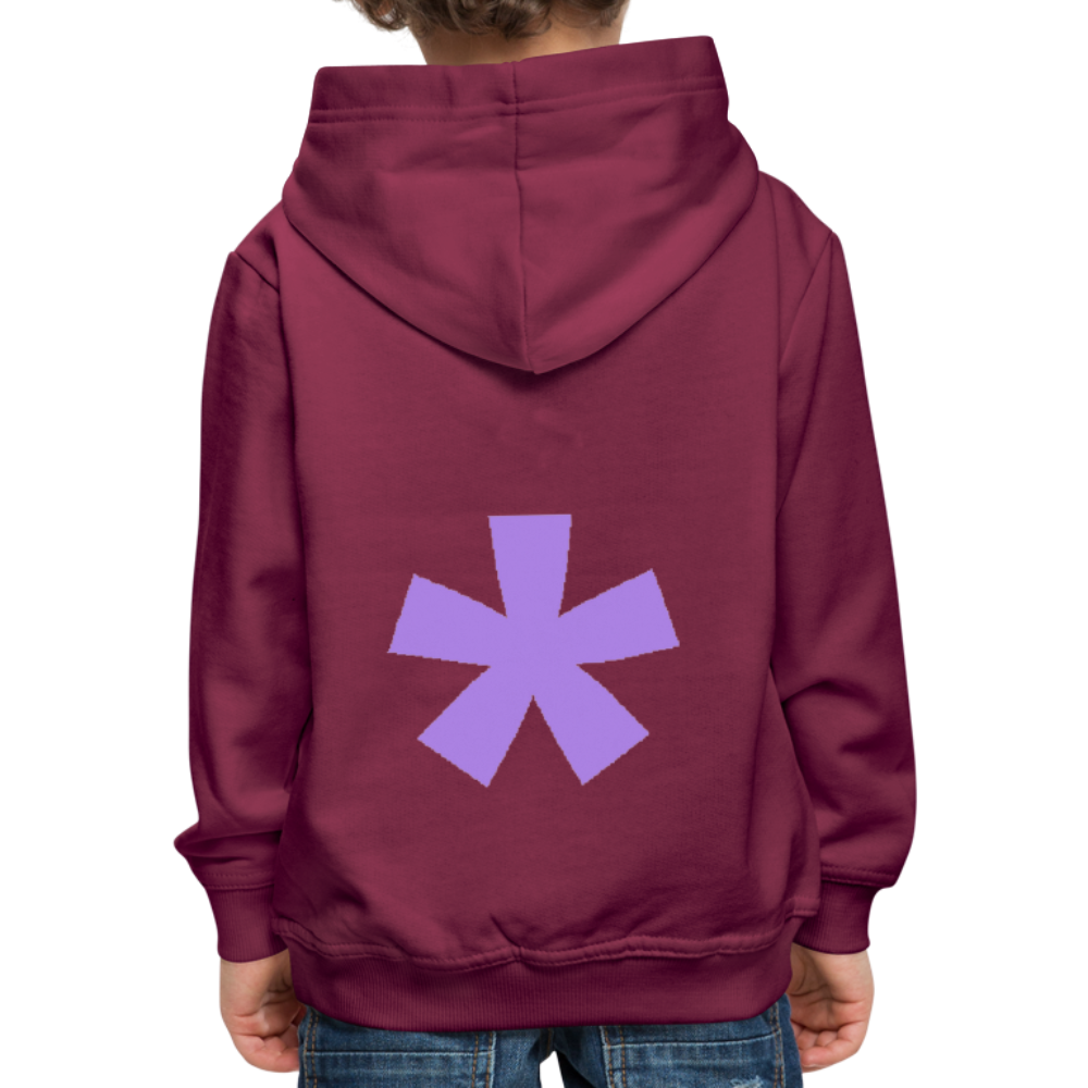 FitFarty Kids‘ Premium Hoodie - burgundy