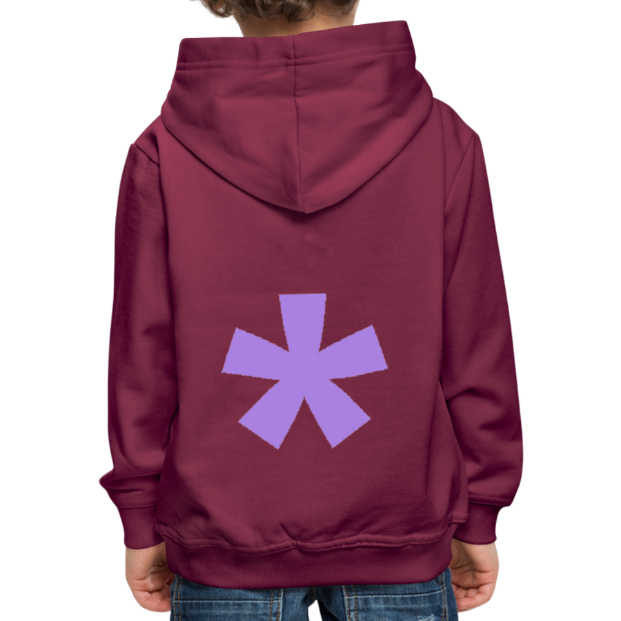 FitFarty Kids‘ Premium Hoodie - burgundy