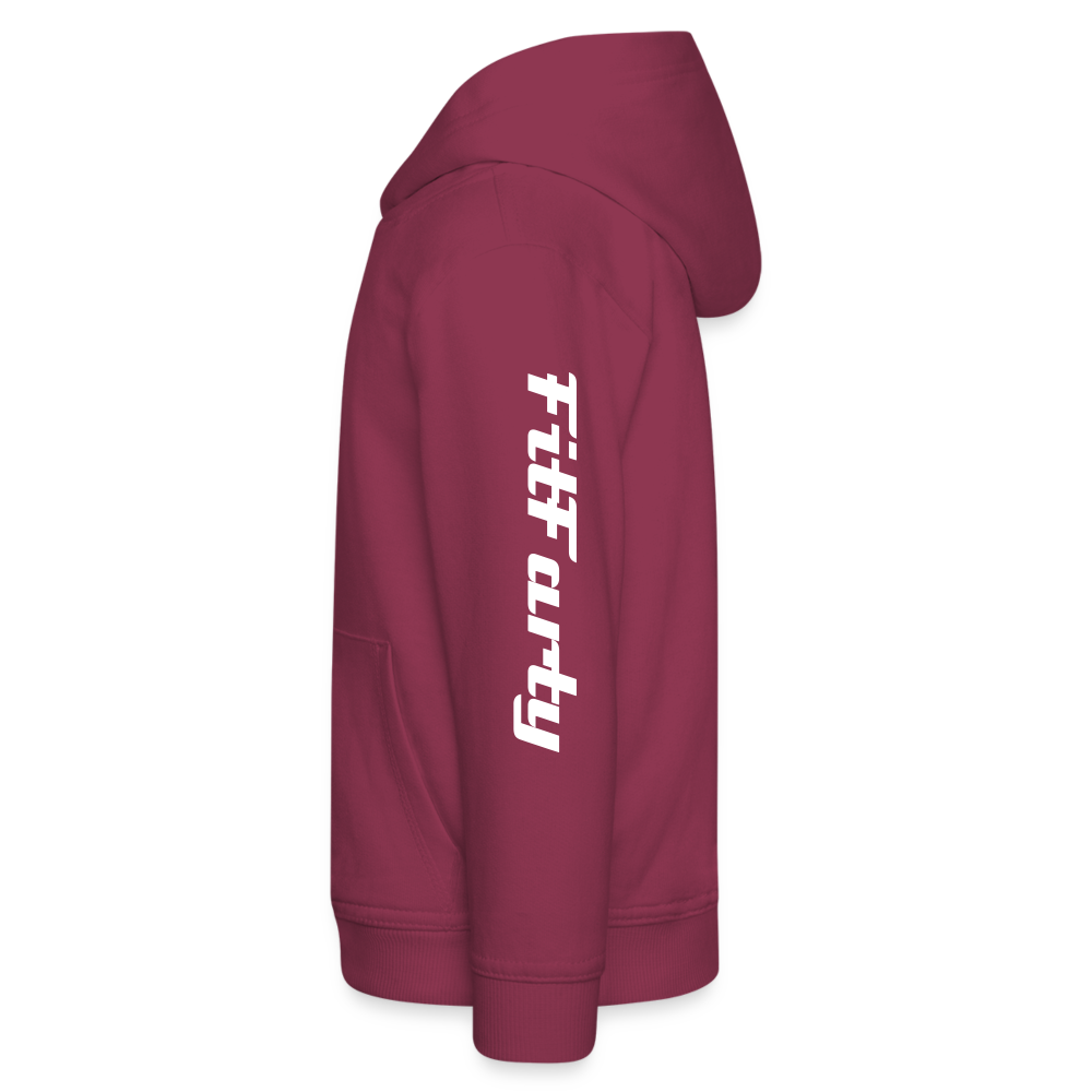 FitFarty Kids‘ Premium Hoodie - burgundy