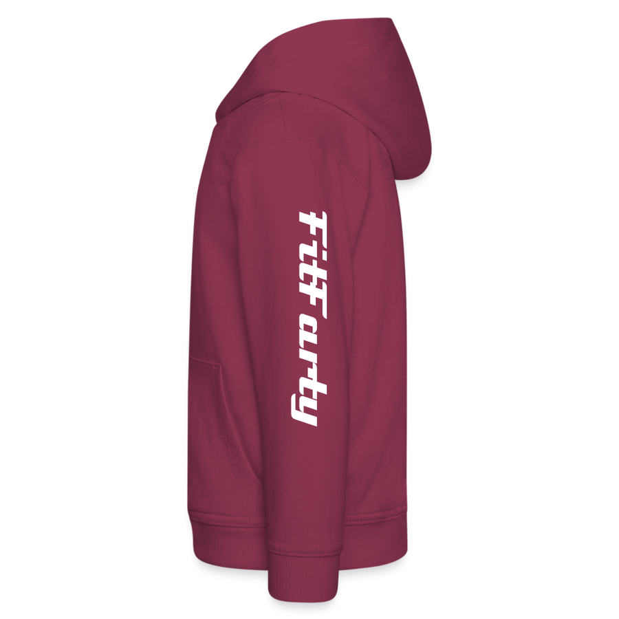 FitFarty Kids‘ Premium Hoodie - burgundy