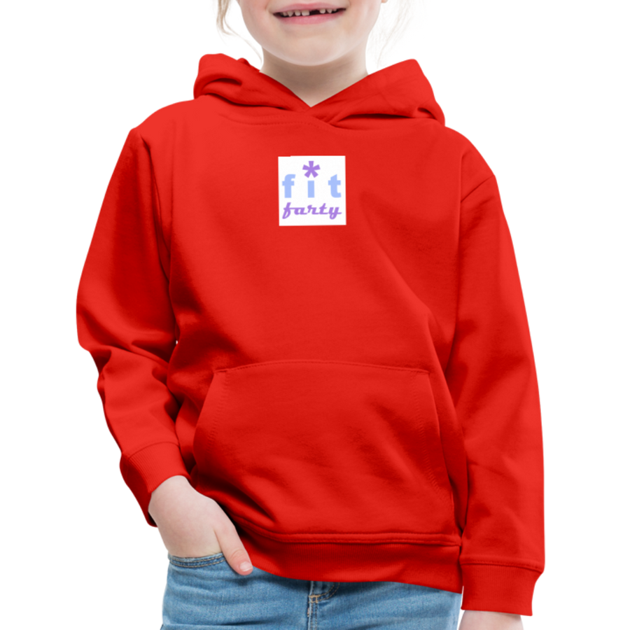 FitFarty Kids‘ Premium Hoodie - red