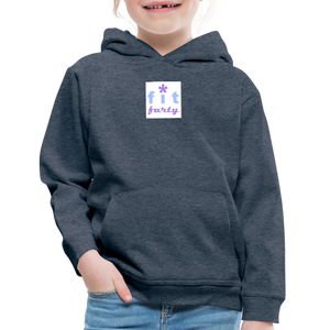 FitFarty Kids‘ Premium Hoodie - heather denim