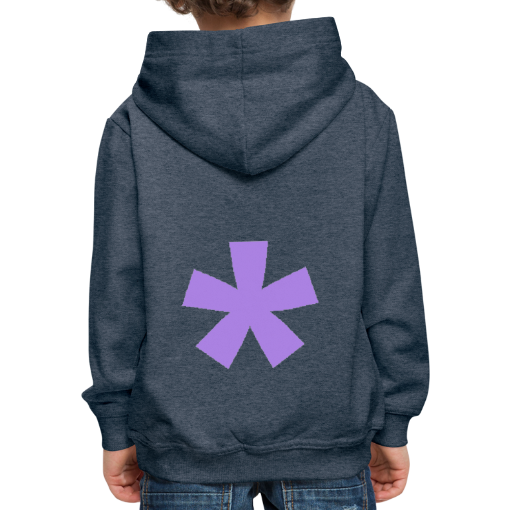 FitFarty Kids‘ Premium Hoodie - heather denim