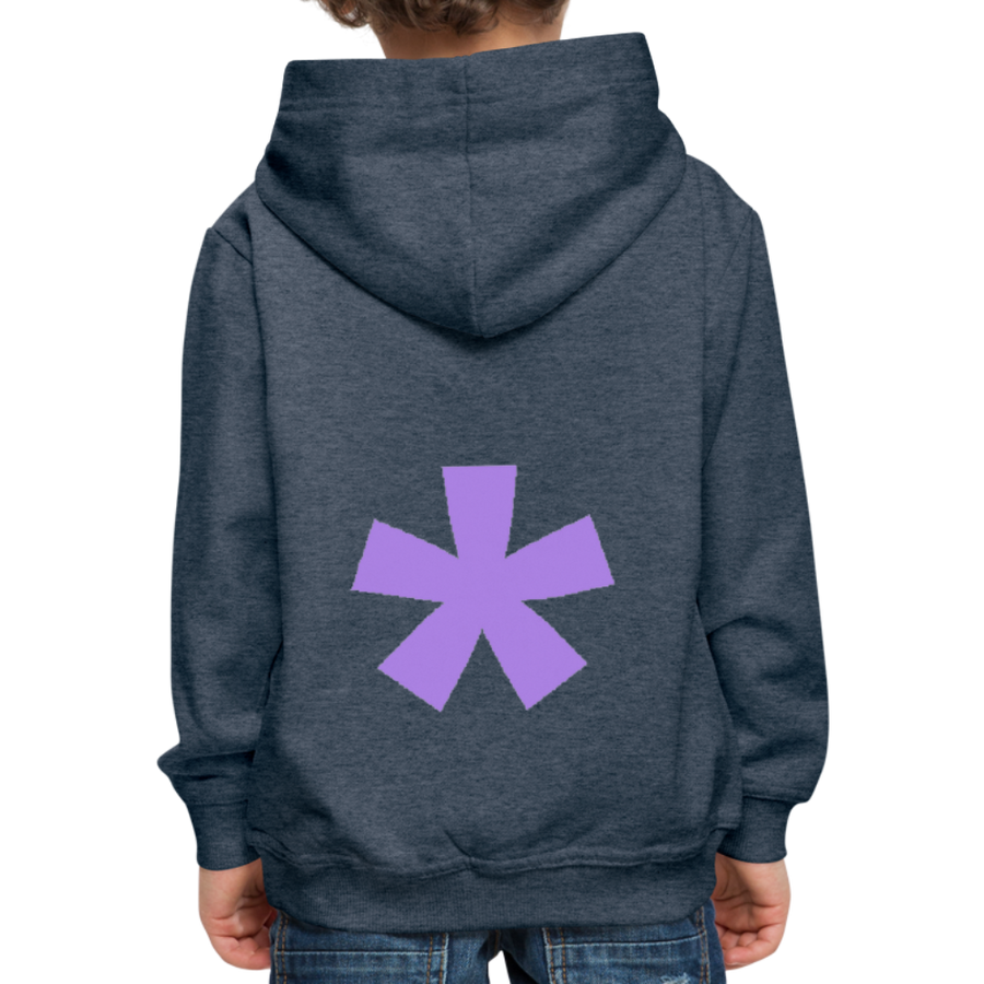 FitFarty Kids‘ Premium Hoodie - heather denim