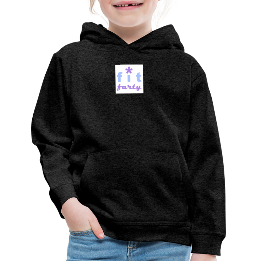 FitFarty Kids‘ Premium Hoodie - charcoal grey