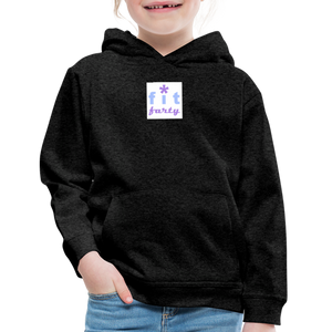 FitFarty Kids‘ Premium Hoodie - charcoal grey