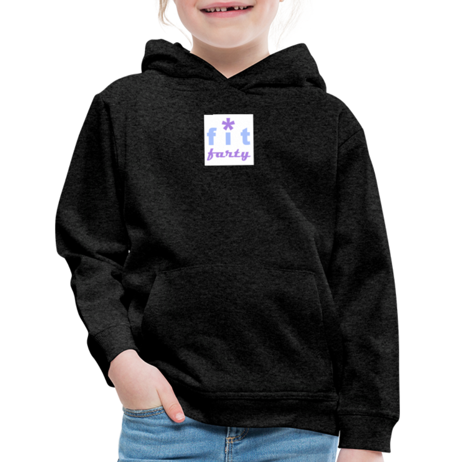 FitFarty Kids‘ Premium Hoodie - charcoal grey