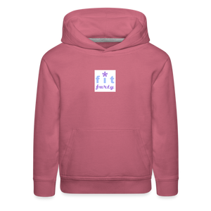 FitFarty Kids‘ Premium Hoodie - mauve