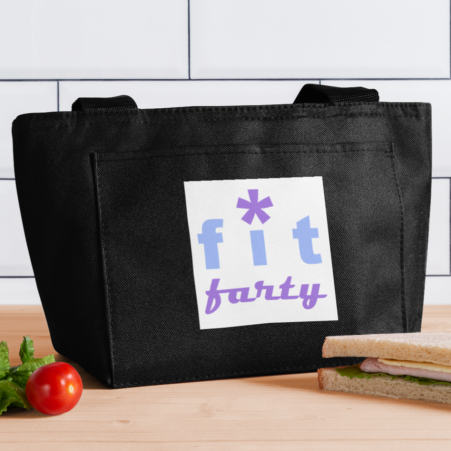 FitFarty Lunch Bag - black