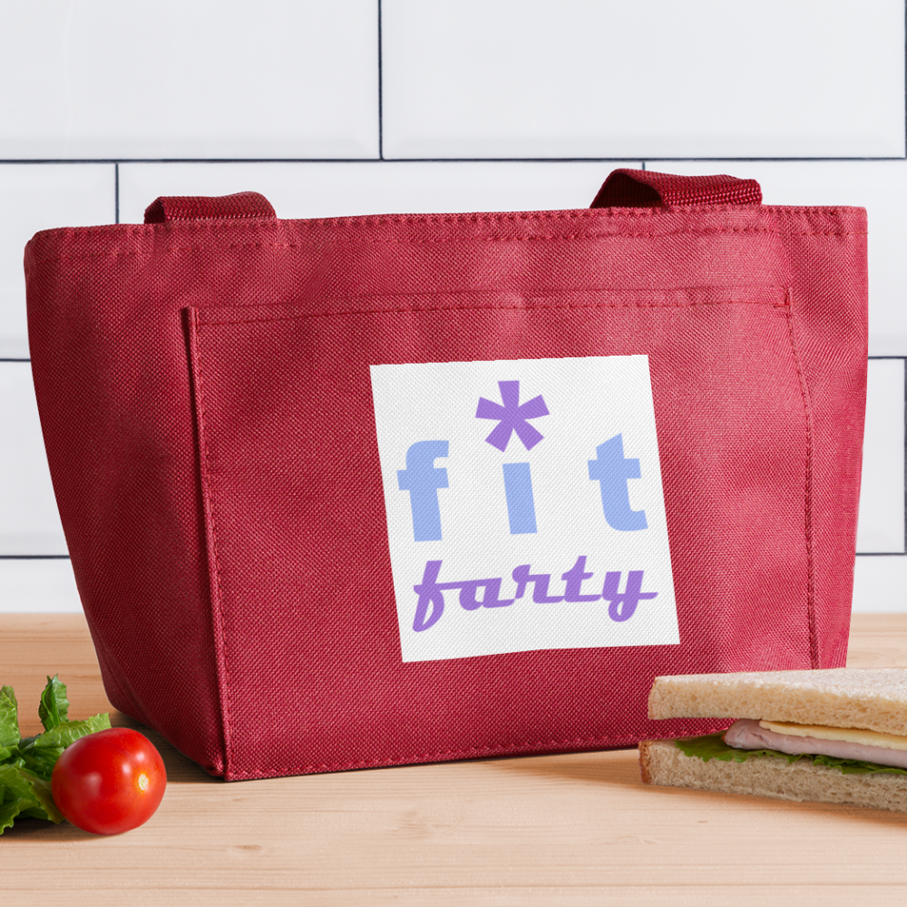 FitFarty Lunch Bag - red
