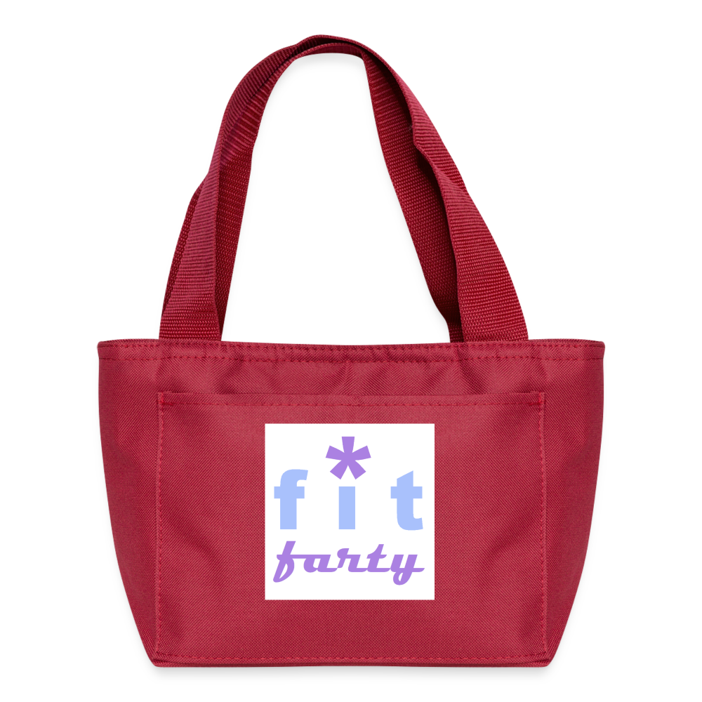 FitFarty Lunch Bag - red