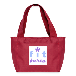 FitFarty Lunch Bag - red