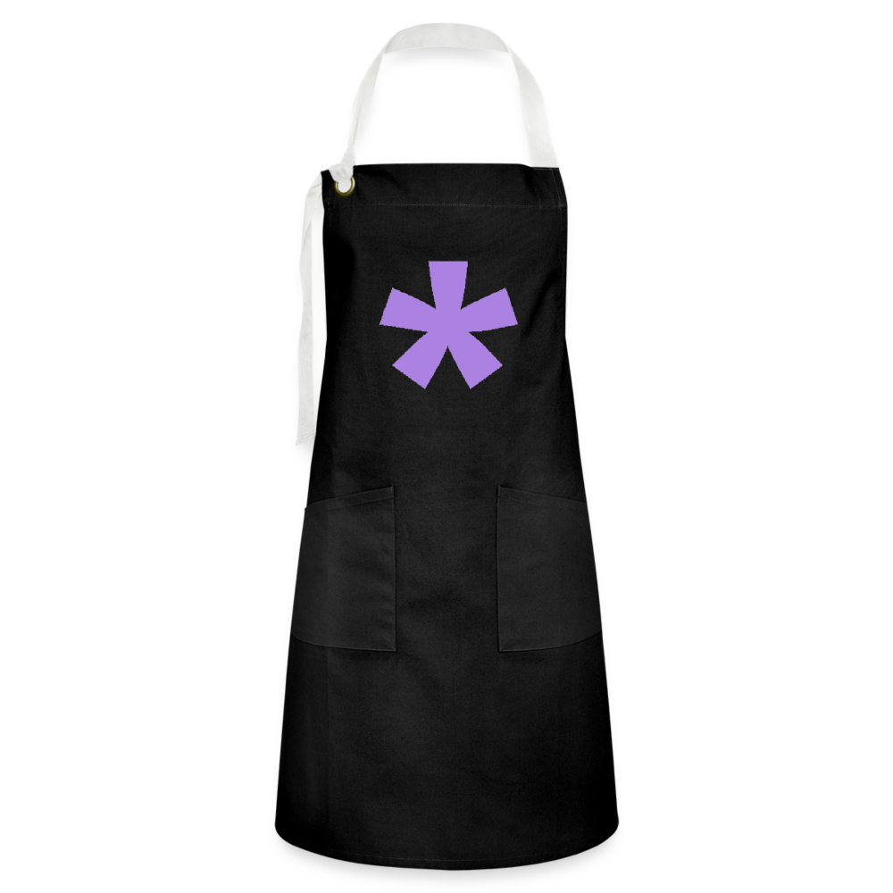 FitFarty Artisan Apron - black/white