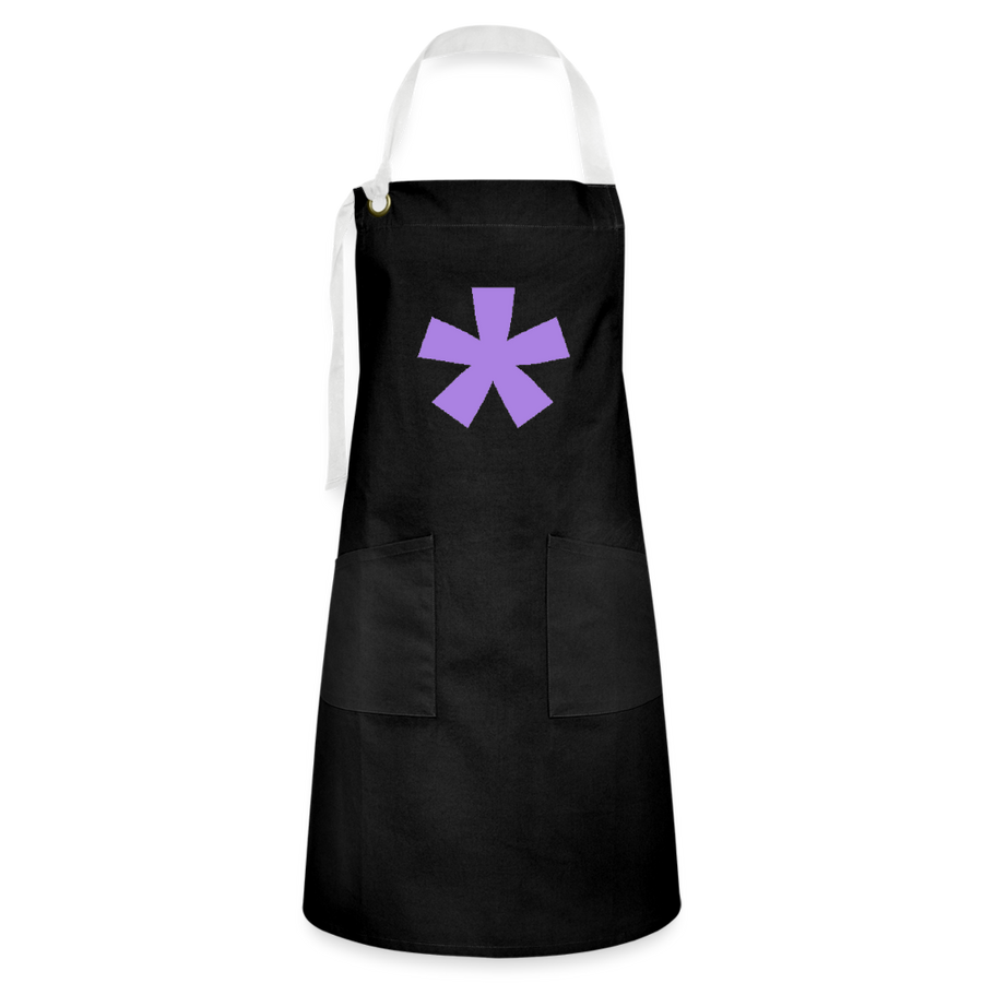 FitFarty Artisan Apron - black/white