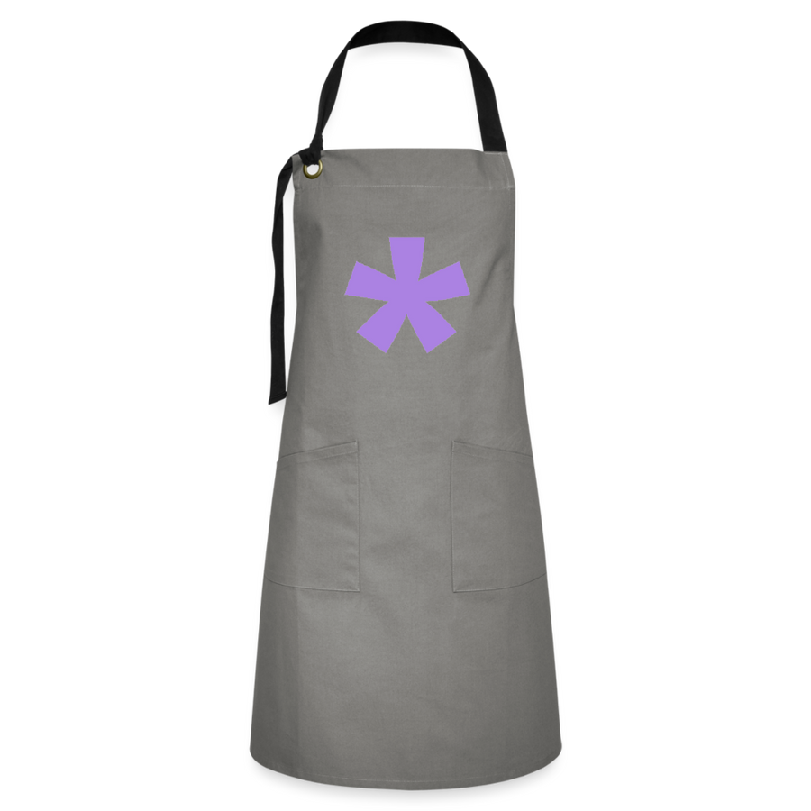 FitFarty Artisan Apron - gray/black