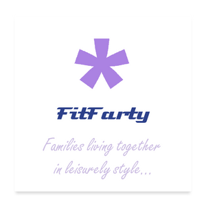 FitFarty Poster 24x24 - white