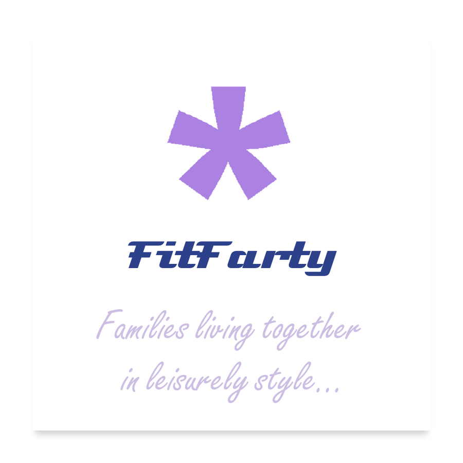 FitFarty Poster 24x24 - white