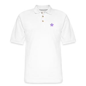 FitFarty Pique Polo Shirt - white