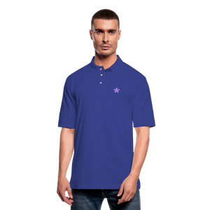 FitFarty Pique Polo Shirt - royal blue