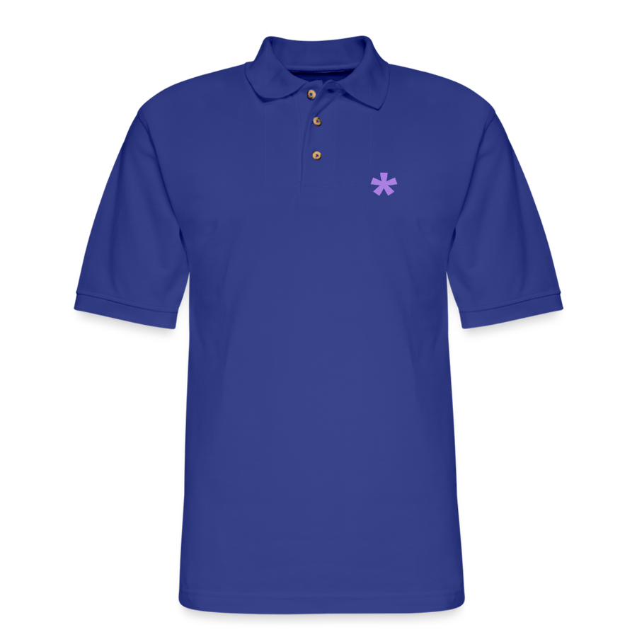 FitFarty Pique Polo Shirt - royal blue