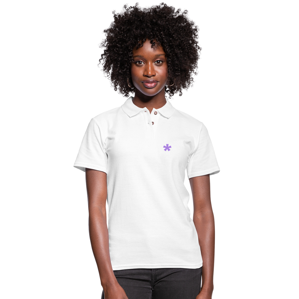 FitFarty Fitted Pique Polo Shirt - white