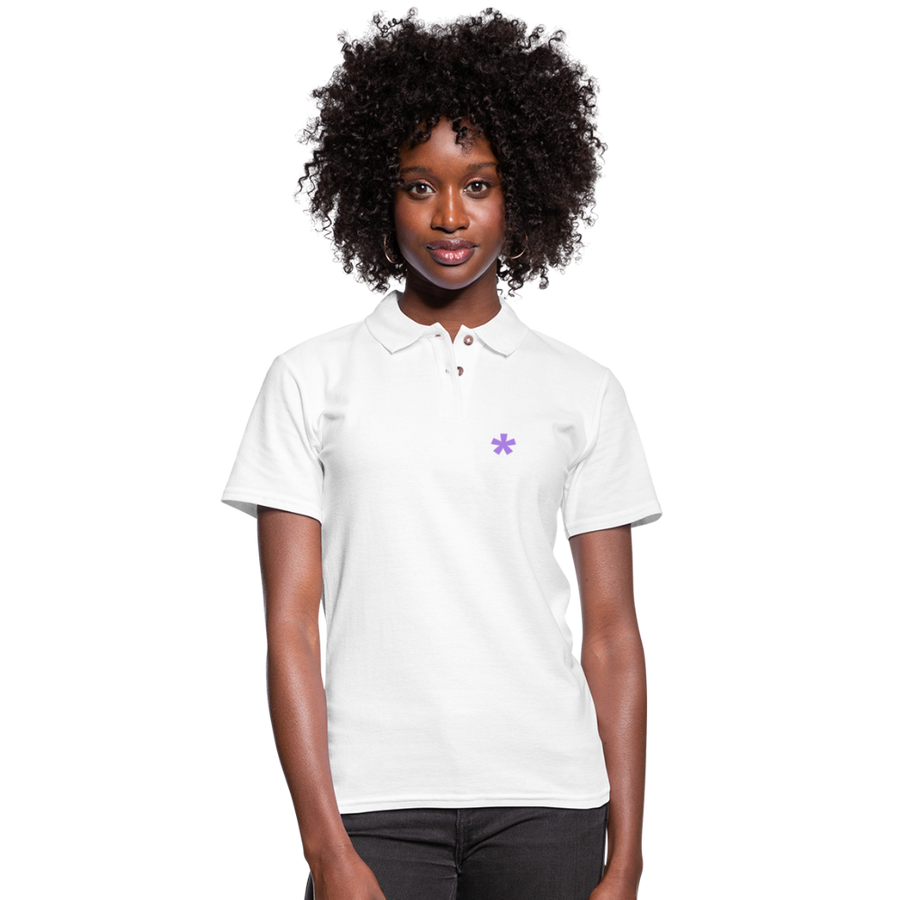 FitFarty Fitted Pique Polo Shirt - white