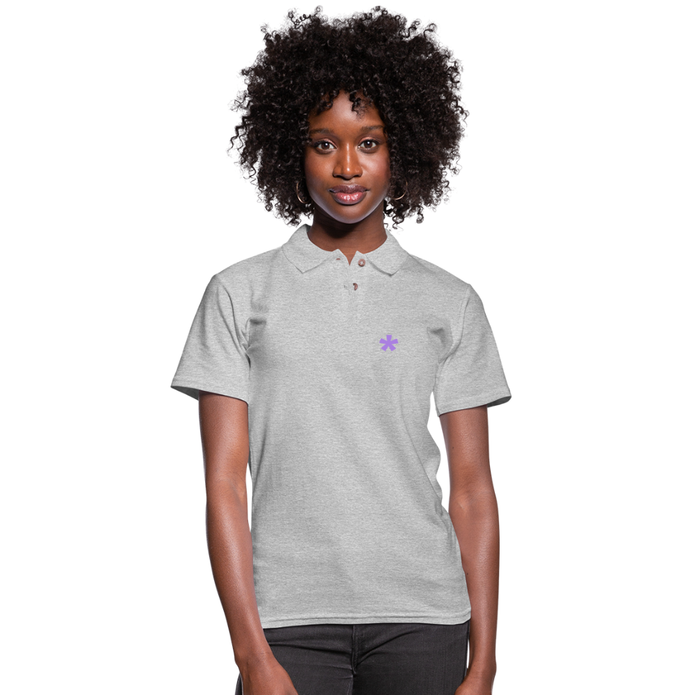 FitFarty Fitted Pique Polo Shirt - heather gray