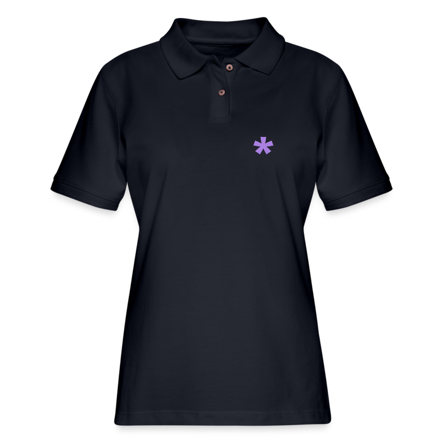 FitFarty Fitted Pique Polo Shirt - midnight navy