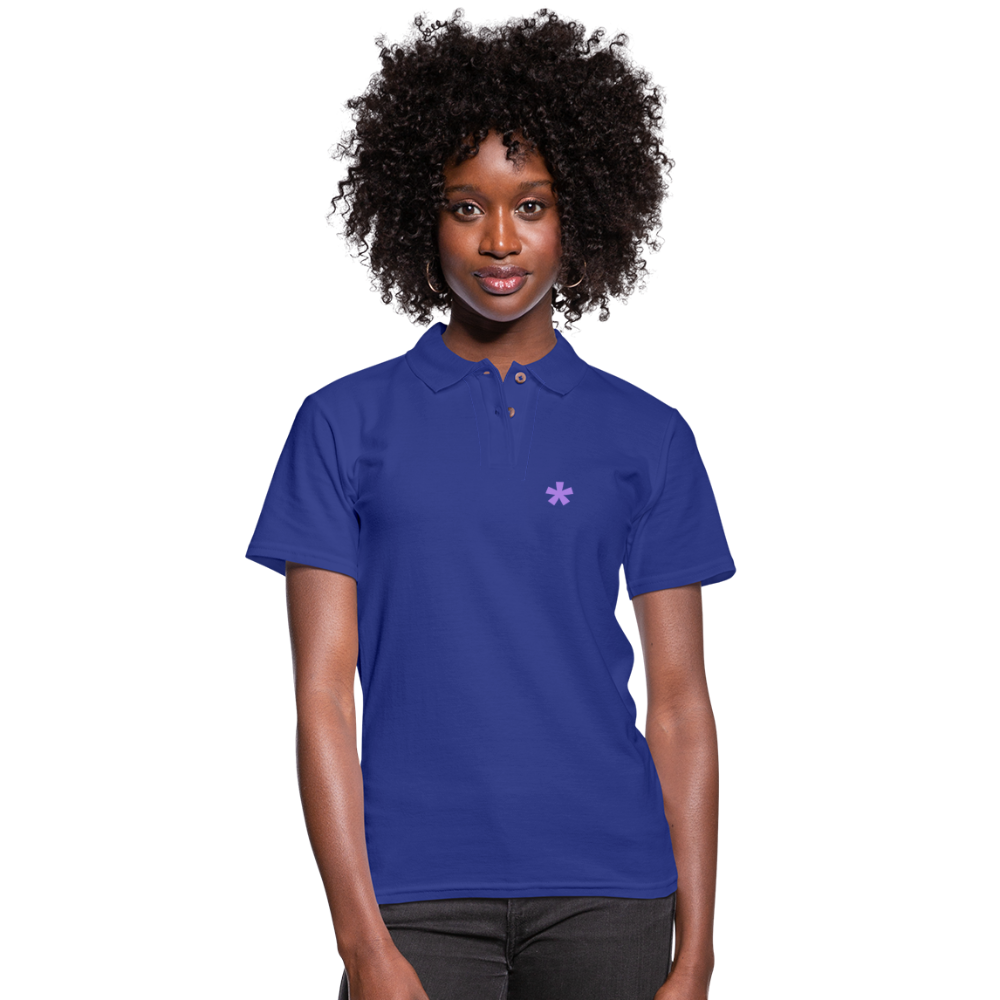 FitFarty Fitted Pique Polo Shirt - royal blue
