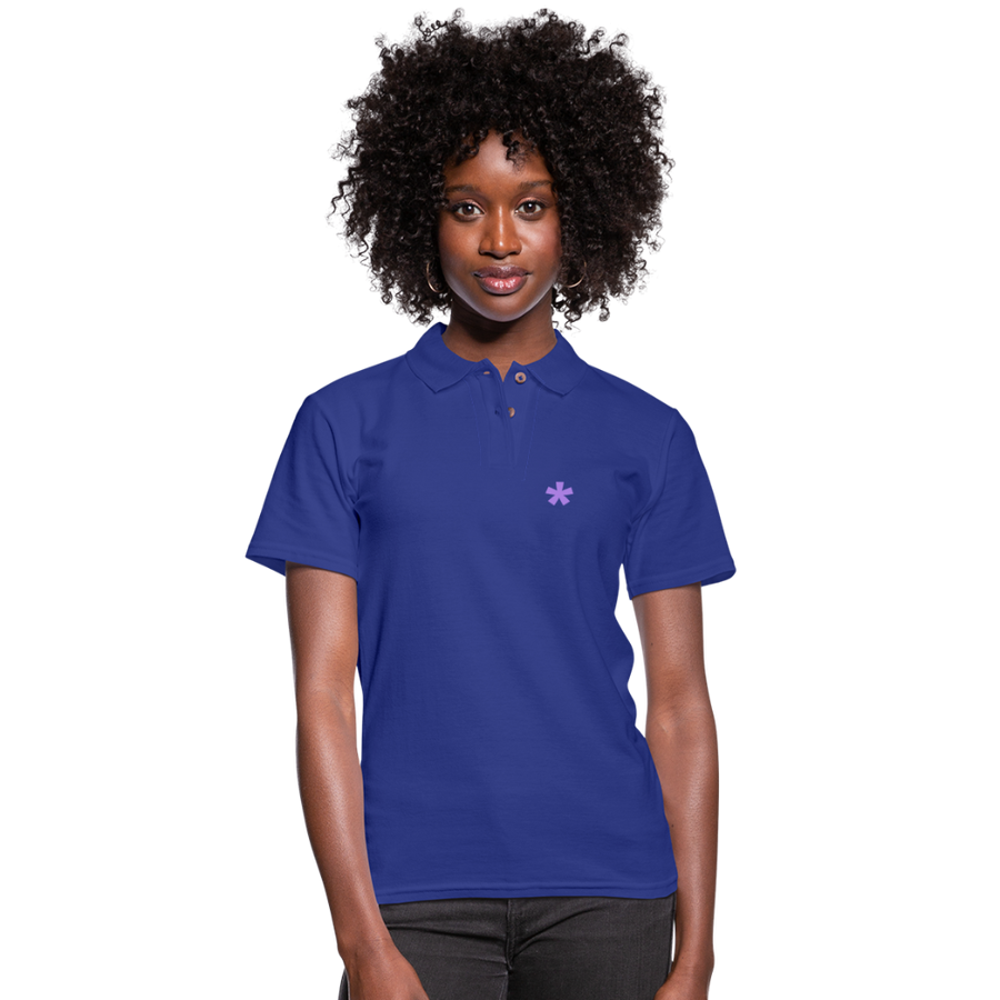 FitFarty Fitted Pique Polo Shirt - royal blue