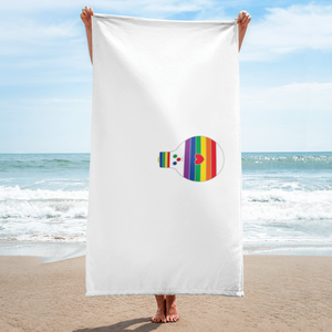 FitFarty Rainbow bulb-oh Towel