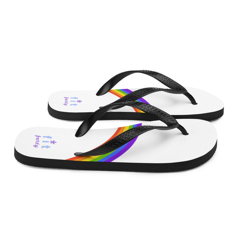 FitFarty Rainbow Flip-Flops