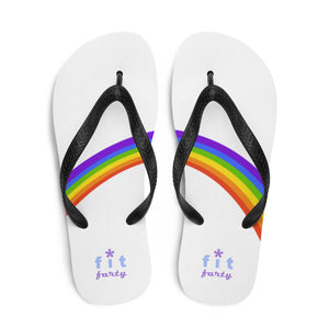 FitFarty Rainbow Flip-Flops