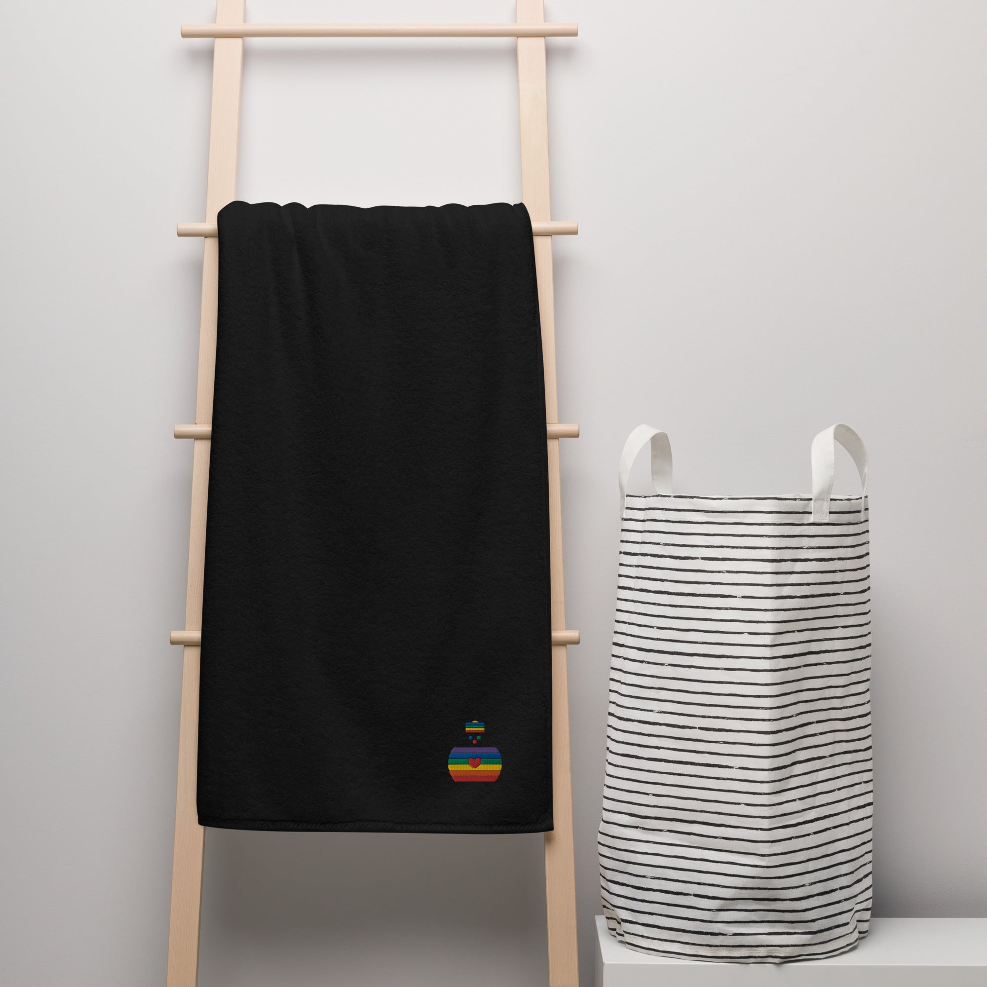 FitFarty Rainbow bulb-oh cotton towel