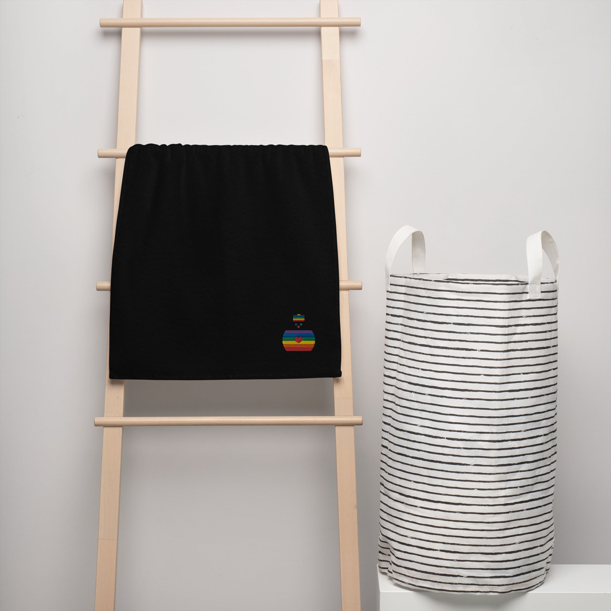 FitFarty Rainbow bulb-oh cotton towel