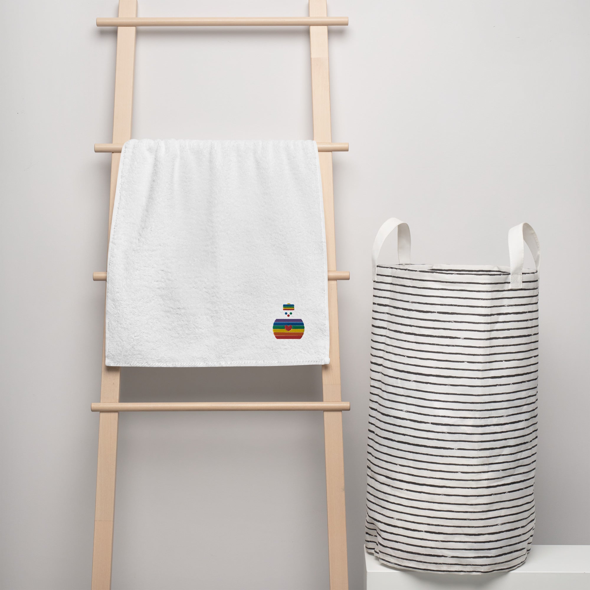 FitFarty Rainbow bulb-oh cotton towel